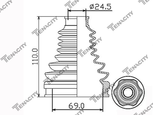 TENACITY ACVAU1010 10231723,31607545107,8K0407283,8K0-407-283
