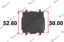 TENACITY ASBFO1011 6L2Z5484AA,6L2Z-5484-AA,DA8Z5484A,DA8Z-5484-A